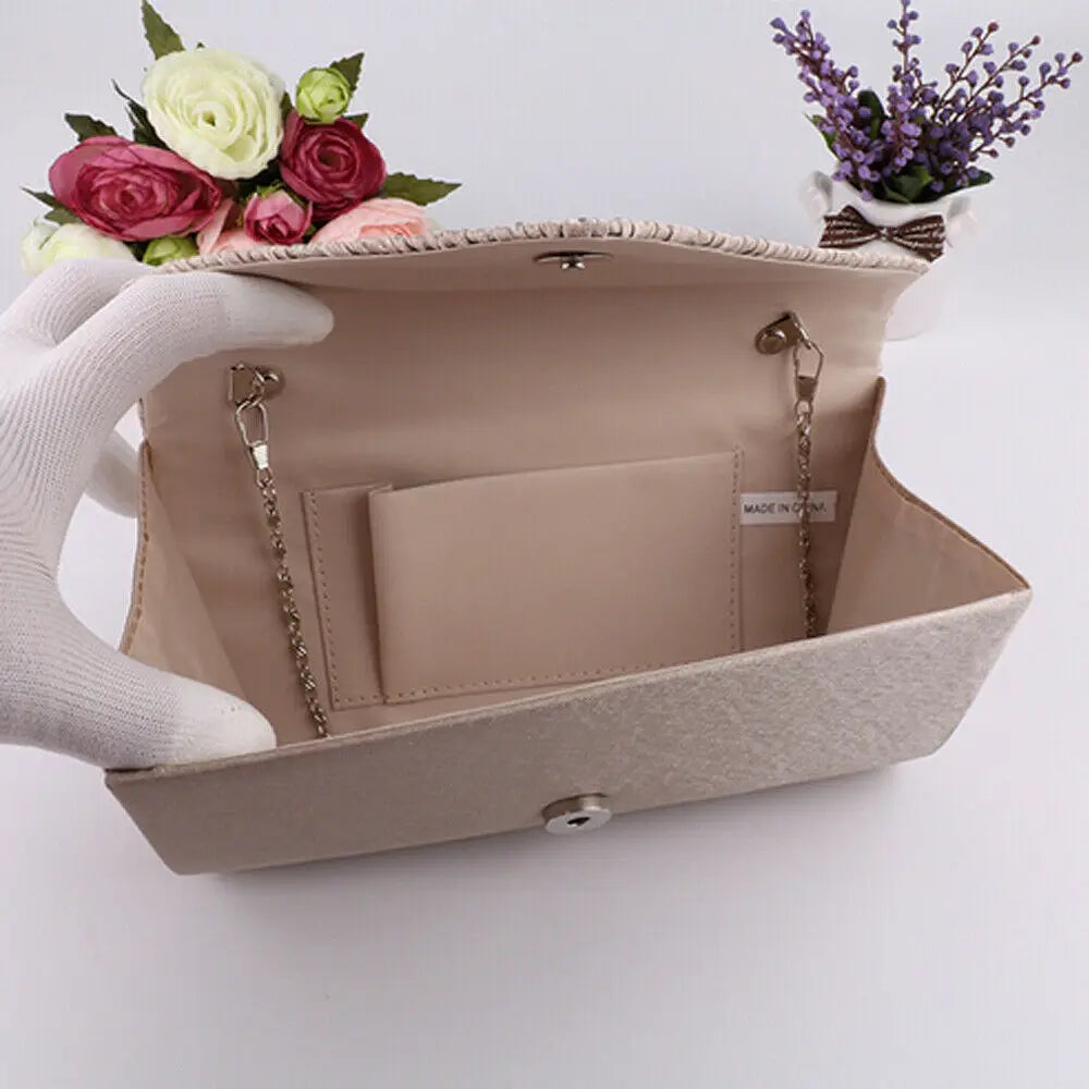 2019 nyeste varme kvinnediamante damer clutch konvolutt skulderkortholder telefonpose veske bryllup brudeprome håndvesker