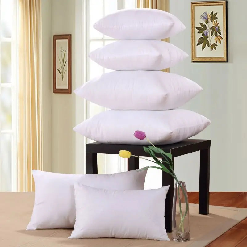 Klasyczny 9 rozmiar Solid Pure Cushion Core Funny miękka poduszka na poduszkę Wewnętrzną pp bawełniany wypełniacz spersonalizowany poduszka do opieki zdrowotnej