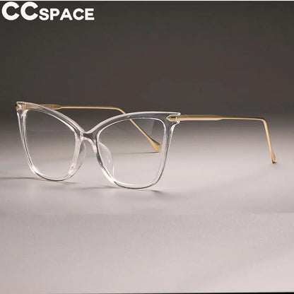 45077 LAD CAT Eye okulary ramy dla kobiet seksowne metalowe metalowe ramy projektant optyczny okulary mody okulary