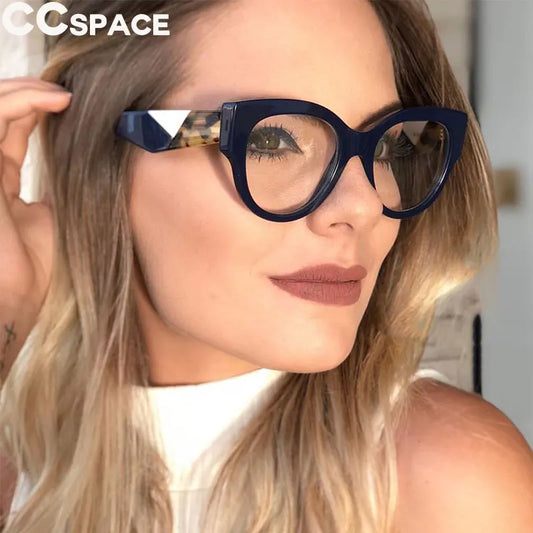 45636 Retro Round Cat Eye Glasses rammer kvinder Brand Designer Optical Fashion Computer Glasses