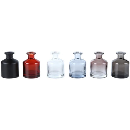 1 stks 50 ml home geur diffuser fles feest geschenken glazen container diffuser diffuser essentiële olie fles oliediffusers stokken