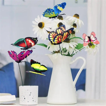 Mazzo di farfalle da giardino fioriera da giardino colorate colorate farfalle stravaganti decorazioni decorazioni da giardinaggio da giardinaggio