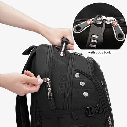 2024 impermeable de 17/20 pulgadas mochila mochila Hombres USB Viajes de viajes Mujeres Oxford Mochila Mochila moderna Mochila