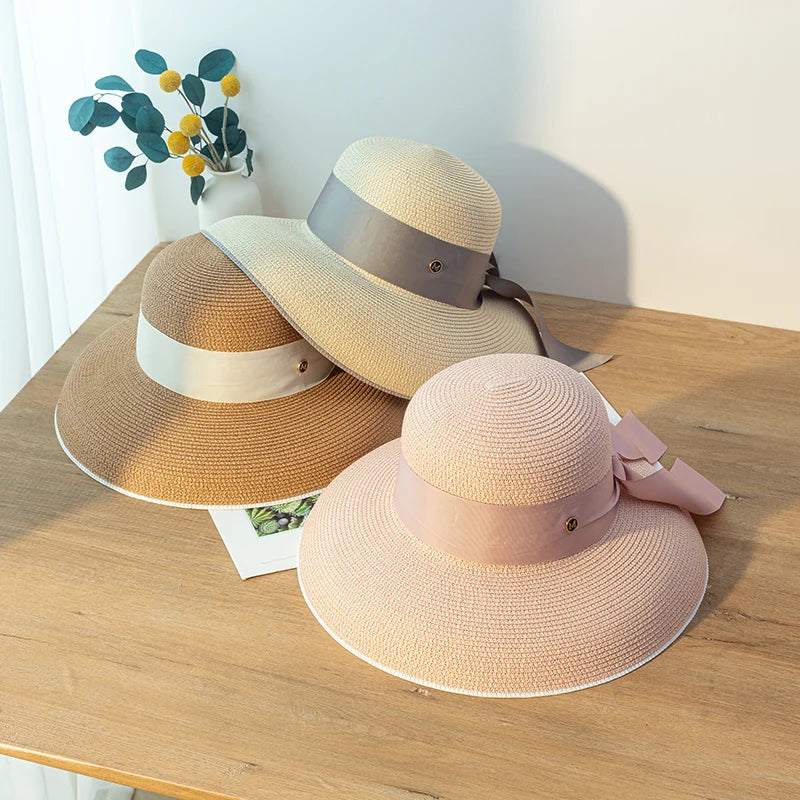 Summer Hepburn Hepburn Sombreros Sol Sol Sol Sol Sol Sombrero Sumno Sol Sol Visor Playa Sol Sombreros de protección para mujeres para mujeres