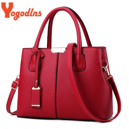 Yogodlns berühmte Designer -Marke -Taschen Frauen Leder Handtaschen neue Luxus Ladies Hands Bags Geldbeutel Mode Umhängetaschen