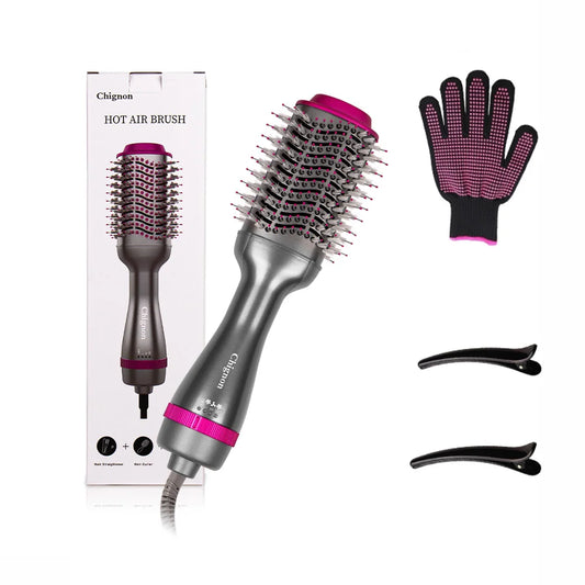 Upgrade In Hair Dryer Volumizer Hot Air Hair Styling Brush