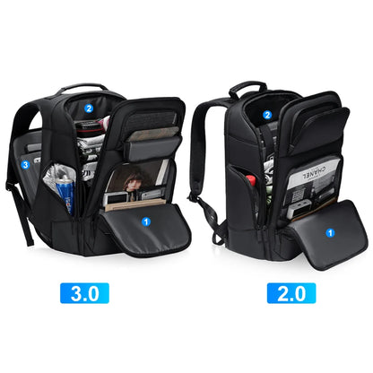 Fenruien Waterproof batohy USB nabíjanie Školská taška proti krádeži mužov fit fit 15,6 palca prenosný batoh vysoký kapacita