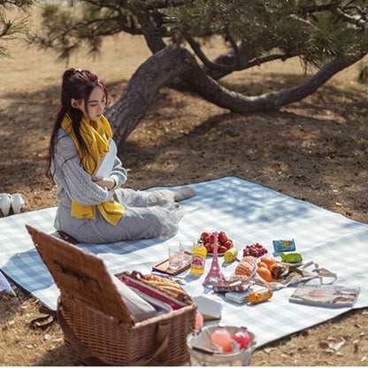 Picnic tæppe vandtæt fugtbeskyttet stor strandmåtte bærbar sammenfoldelig plaid picnic mat til udendørs trekking rejsecamping