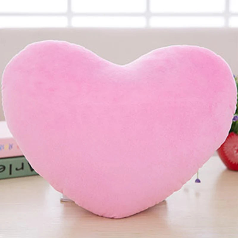 1 db babajáték -párna piros szerelmi szív alakú kitömött plüss párna pp pamut dobás otthoni dekoráció puha esküvői dekoráció szerető gyerek ajándék