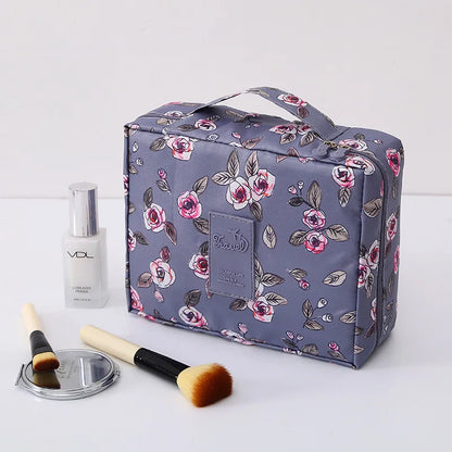FUDEAM متعددة الوظائف المرأة في الهواء الطلق حقيبة التخزين أدوات الزينة تنظيم حقيبة مستحضرات التجميل المحمولة مقاوم للماء الإناث السفر يشكلون حالات