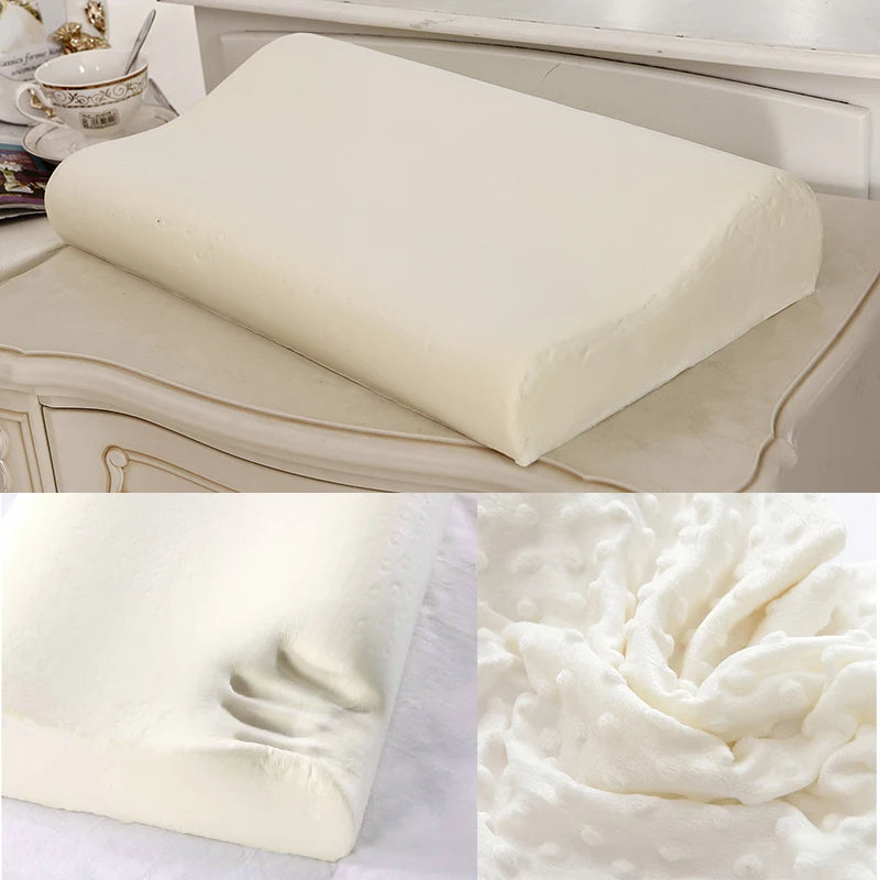 Fibra de almohada de calidad Fibra de rebote lento espuma para dormir cómodos atención médica de la salud de la memoria de la memoria almohada almohad