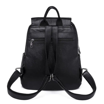 Dámský batoh cestování velkým batohem PU kožená kabelka Scholag pro dívky dámské tašky ženské rameno záda mochila