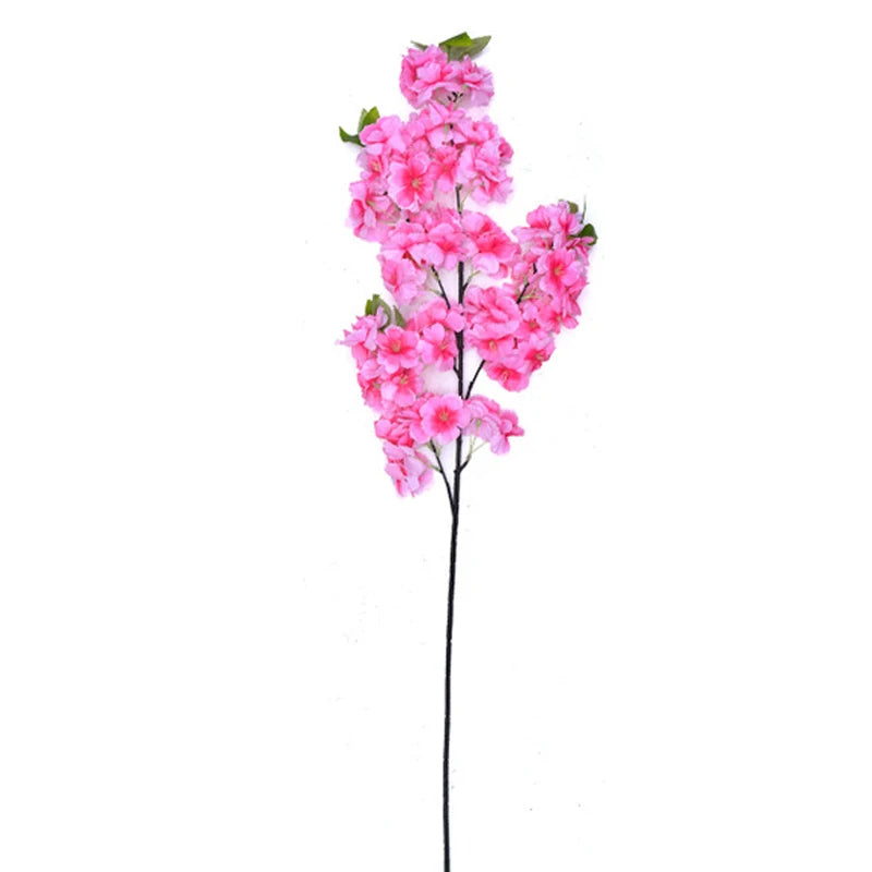 Lulëzimi artificial i Qershisë së Qershisë Pink Qershi e Bardhë e Bardhë Lule Silk Pranvera Qershi DIY Bonsai Arch Props Dasma Dekorimi në Shtëpi
