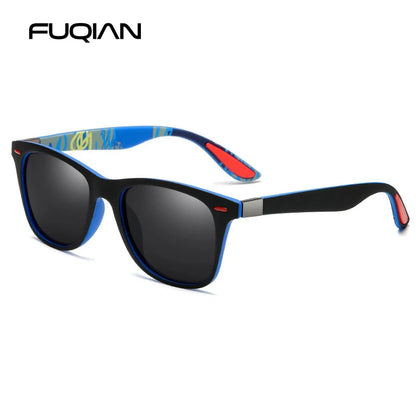 Hot Sale Polarized Sunglasses Men Women Classic Square Plastic Driving Sun Glasses Male Fashion Black Travelling Shades UV400