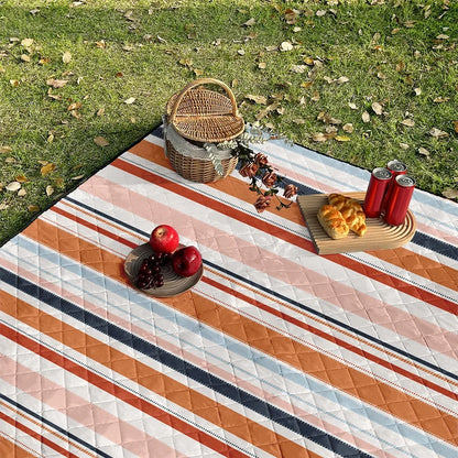 Picknickdecke wasserdicht faltbar, 80 x 60 Zoll im Freien Stranddecke wasserdichte sandfeste, Einkaufstaschen Picknickteppiche