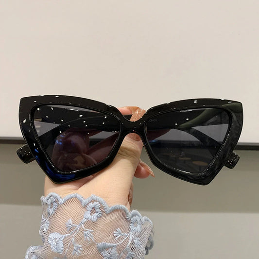 Ny modekat eye solbriller kvindelige luksus brand designer solbriller til kvinder, der rejser sol nuancer glasse y2k gafas de sol
