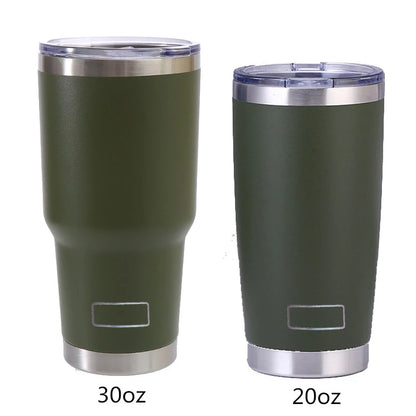 30oz 20oz Stainless Steel Tumblers Vacuum Flasks Yetys Travel Glass Coffee Mug Double Wall Water Thermos Bottle Car Cup