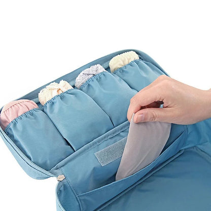 Sac de finition de sous-vêtements Sac de cosmétique Boîte de voyage imperméable Paquet de lavage Organisateur de toilette Multifonctionnel High Capity