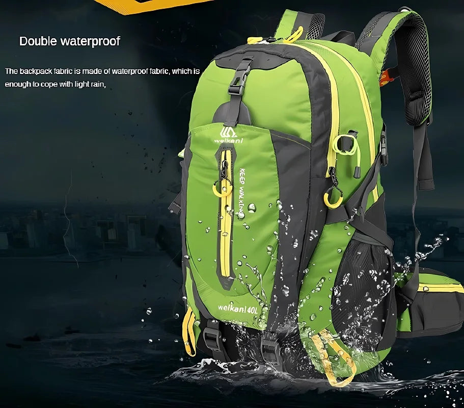 2023 Waterproof Climbing Backpacks Rucksack 40LOutdoor Sports Bag Travel Backpack Camping Hiking Backpack Women Trekking Bag Men