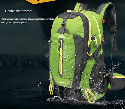 2023 Rucsacuri de urcare cu apă impermeabil Rucksack 40Loutdoor Sport Sport Rucsac Camping Drumeție Rucsac pentru femei Trekking Bag Bărbați