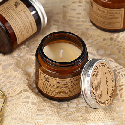 Zapachowe świece woskowe bezdymne aromatyczne świece sojowe Aromaterapia Weddna przyjęcie urodzinowe prezent 2024