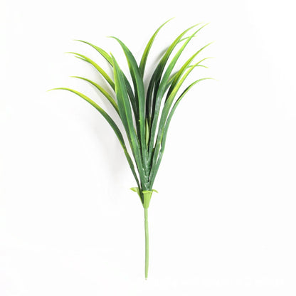 21CM-68CMArtificial Tiger Piran Plants Tropical Plastic Long Leaves Flower Arrangement Material Hotel Office Desktop Home Deco