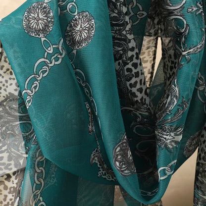 Nový módní tisk design ženy hedvábný šátek šátek Elegantní šátek Onscarf přesvědčivý obvaz hidžábs šifónové muslimské obaly šátky