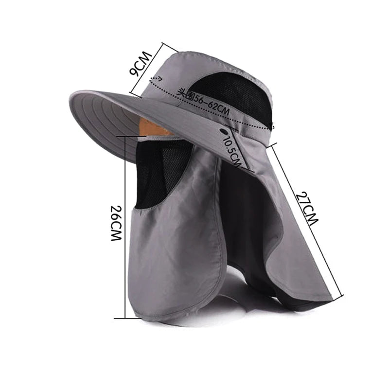 Summer Protective Hat Outdoor Camping Sun Hat Women S Hiking Detachable Sun Hat