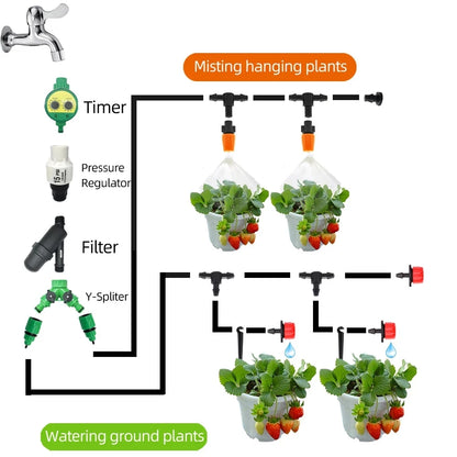 Micro Drip Irrigation System Pressure Regulator Garden Irrigation System Watering System15 Psi 3/4'' Female Line Gardening Tools