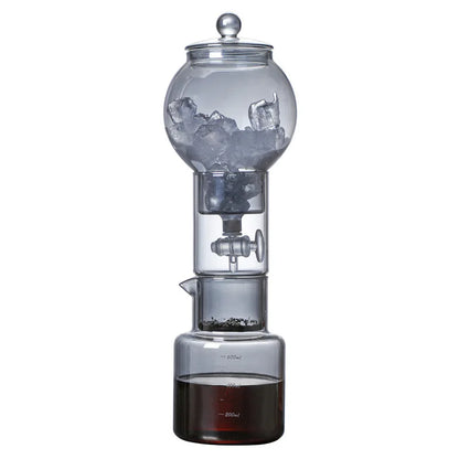 Glass Cold Brew Coffee Maker Set Handmade Extraction Coffee Pot Set Ice Drip Coffee Maker Household Filter Pouring Kettle