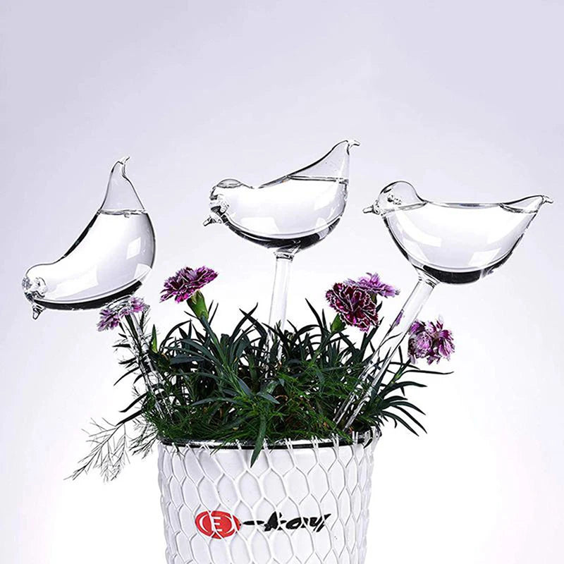 1PC utazás automatikus virág -öntözőkészülék -vízelő ön öntözési gömbök izzó madár alak teraszos kerti edény ültetvényes ültetvény