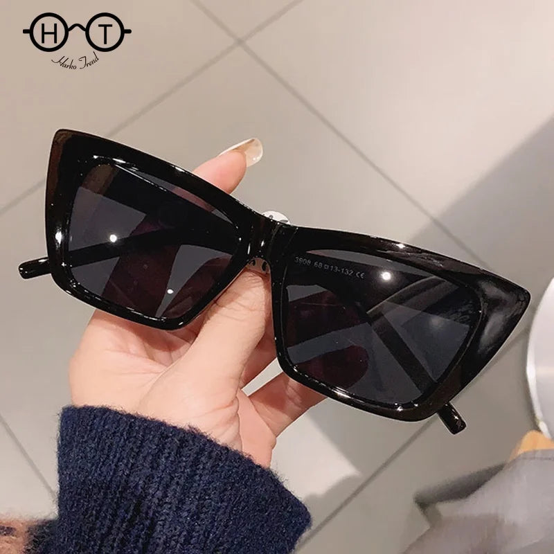 Hjerte evangelista solbriller katte øje briller solbrille catseye retro trendy sunnies