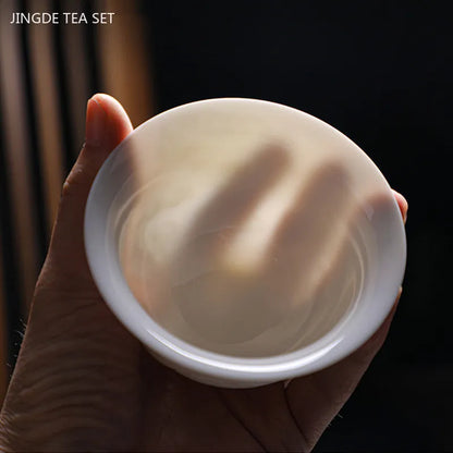 Boutique Ceramic High Capacity Gaiwan Handmade Three-dimensional Relief Tea Cup Chinese Tea Bowl Tea Set Accessories Master Cup