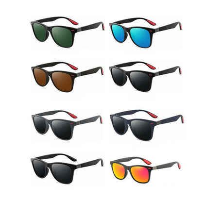 Fashion Classic Polarise Sunglasses Men Femmes Square Sun Glasshes Anti-Glagle Travel Travel Fishing Cycling Sunglasses UV400