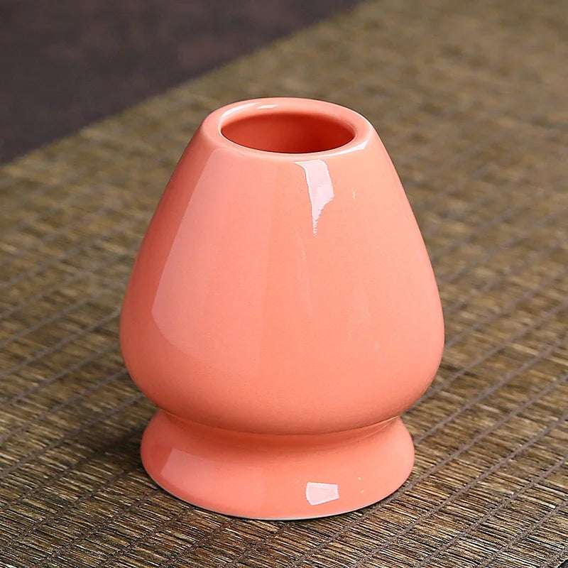 Japanese Ceramic Matcha Green Tea Chasen Holder Stand Bowl Bamboo Whisk Grinder Brushes Tea Tools Holder Tea Accessories Teaware
