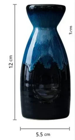 Japanese Bar Sets Ceramic 1 Pot 4 Cups Wine Sets Vintage Liquor Mug Separator Kitchen Baijiu Tea Coffee Cup Tableware Gifts