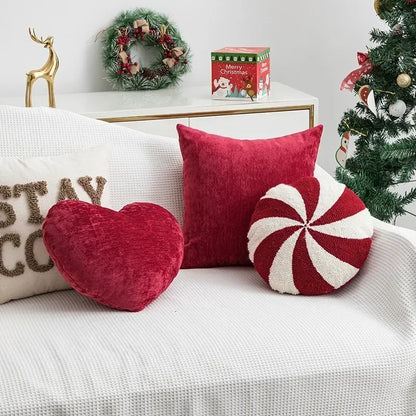Cârligile de Crăciun Festivalul de Candy Candy Festival Heteromorphic Perne decorative pentru canapea decorațiuni de Crăciun 2024