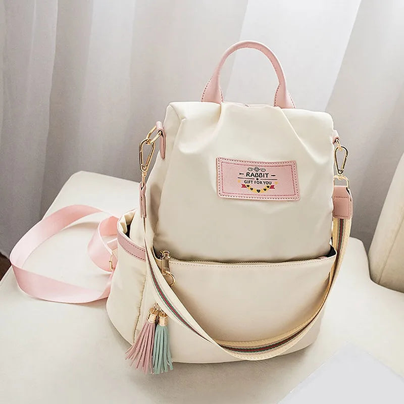 New High Quality Women s Shoulder Bag Large Capacity Oxford Cloth Bags Ladies Backpack Woman Color Tote Women Shoulder Backpacks