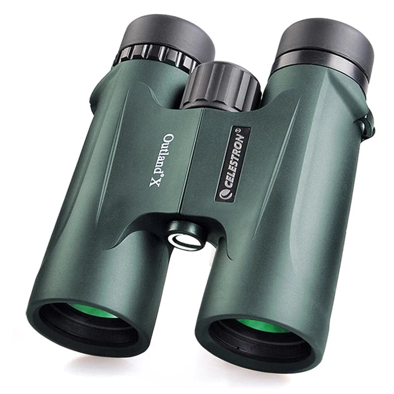 Celestron Outland X 10X42 greenBinoculars Waterproof & Fogproof Binoculars for Adults Multi-Coated Optics and BaK-4 Prisms