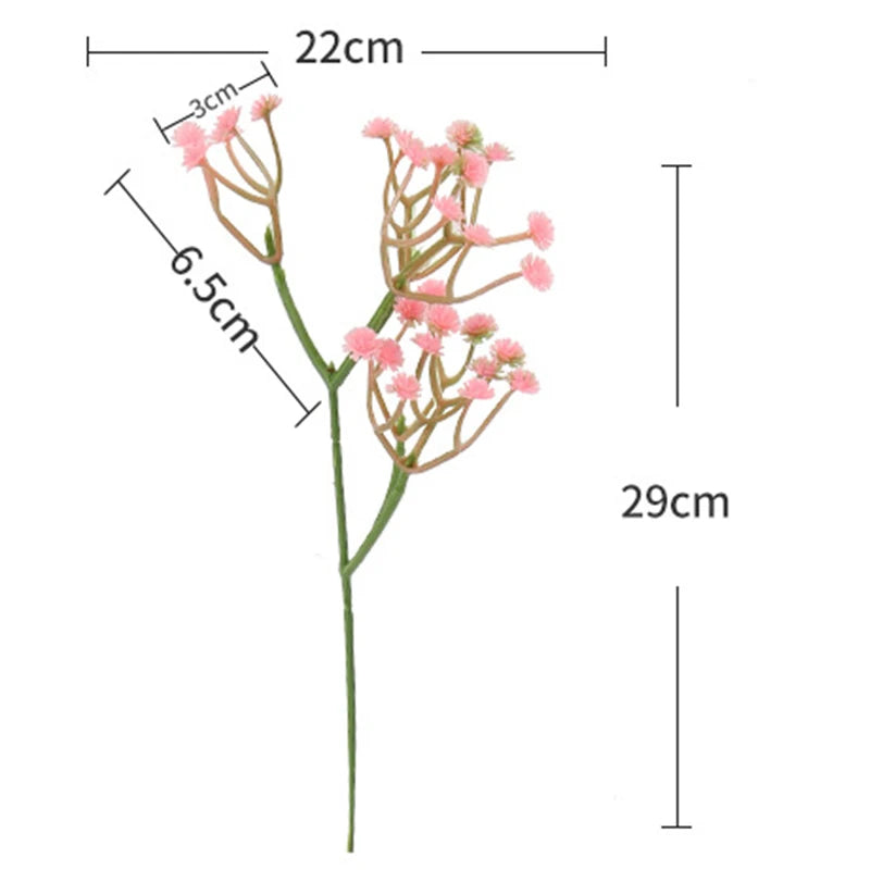 30heads 29 cm Niemowlęta oddech sztuczne kwiaty plastikowe gipsophila DIY Floral Bouquets
