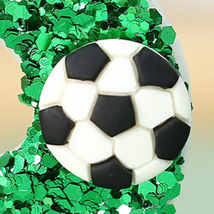 Velas de bolo de futebol velas de aniversário velas de futebol cupcakes cupcakes de decoração de bolo de bolo futebol