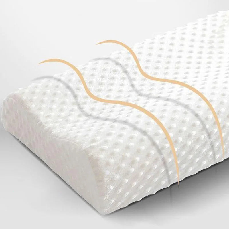 Puhdas luonnollinen lateksimuistityyny Ortopedinen tyynyn lateksihieronta tyynyt, joissa on tyynykannen kodin tarvikkeet