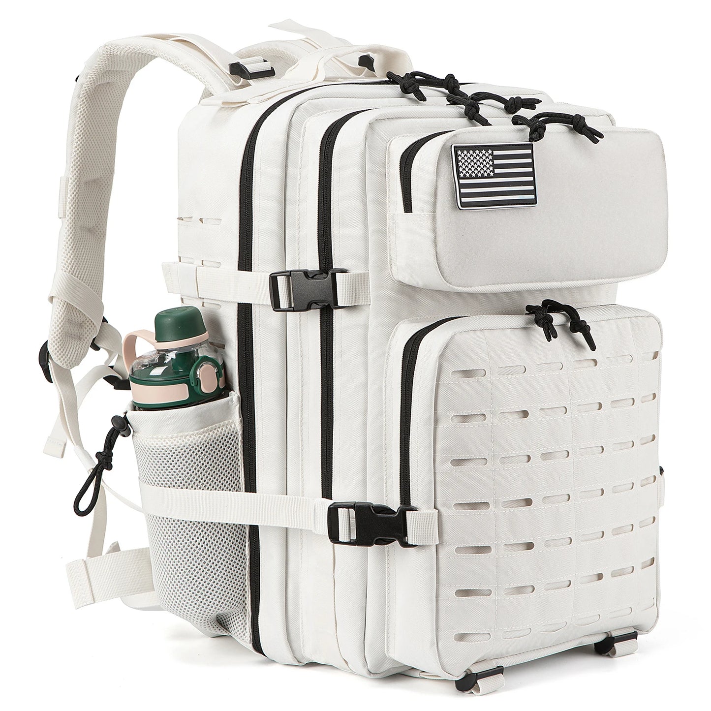 Qt & qy 25L/45L Taktički vojni ruksak za muške i ženske vojske napadačke torba mala školska ruksaka s držačem boca