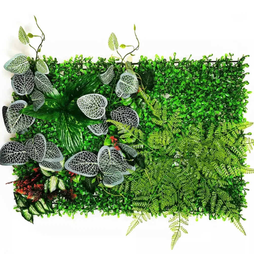 النباتات الاصطناعية العشب لوحة الحائط خشب البقس التحوط فو الأوكالبتوس الخضرة خلفية مناسبة للخارجية حديقة داخلية ديكور المنزل