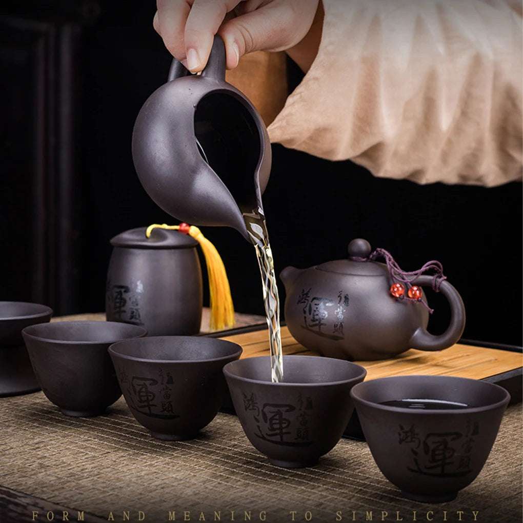 Exquisite Shape 360 Rotation Tea Maker and Infuser Porcelain Chinese Gongfu Tea Set Ceramic Tea Cup