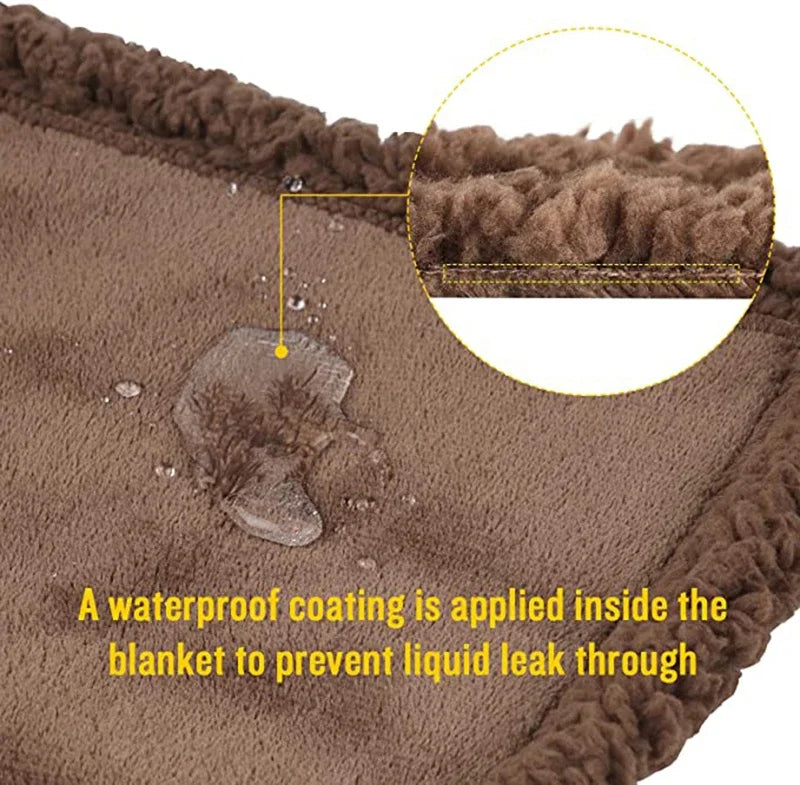 Par romantisk tæppe vinter varm hyggeligt lurvet tæppe tykket king size tæppe 100% vandtæt og pletbestandigt resistent blanket