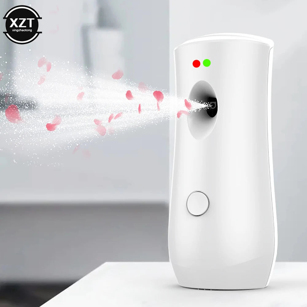 1db automatikus légfrissítő adagoló időzített spray -adagoló falra szerelt/szabadon álló illat diffúzora autó otthoni szobához