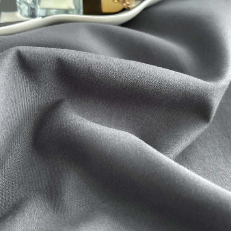 Nordische Luxusägyptin -Baumwollbettwäsche King Königin Doppelte Doppelzins mit Blech Bettdecke Abdeckung Kissenbezüge 1/2 Menschen Bettwäsche Bettwäsche