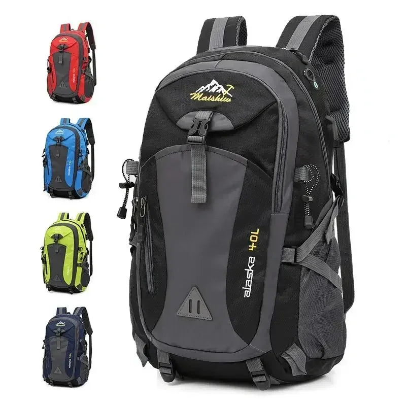 Weysfor 40L waterdichte mannen rugzak reispakket sporttas pack outdoor bergbekleding wandelen klimmende camping rugzak voor mannelijk