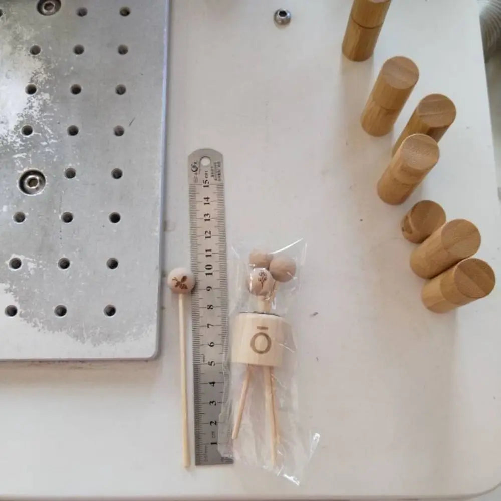 Holzkugel Deckel für ätherische Ölflaschenduftdiffusor Aromatherapie Rattan Reed Sticks Deckel DIY Home Dekoration Diffusor -Werkzeuge